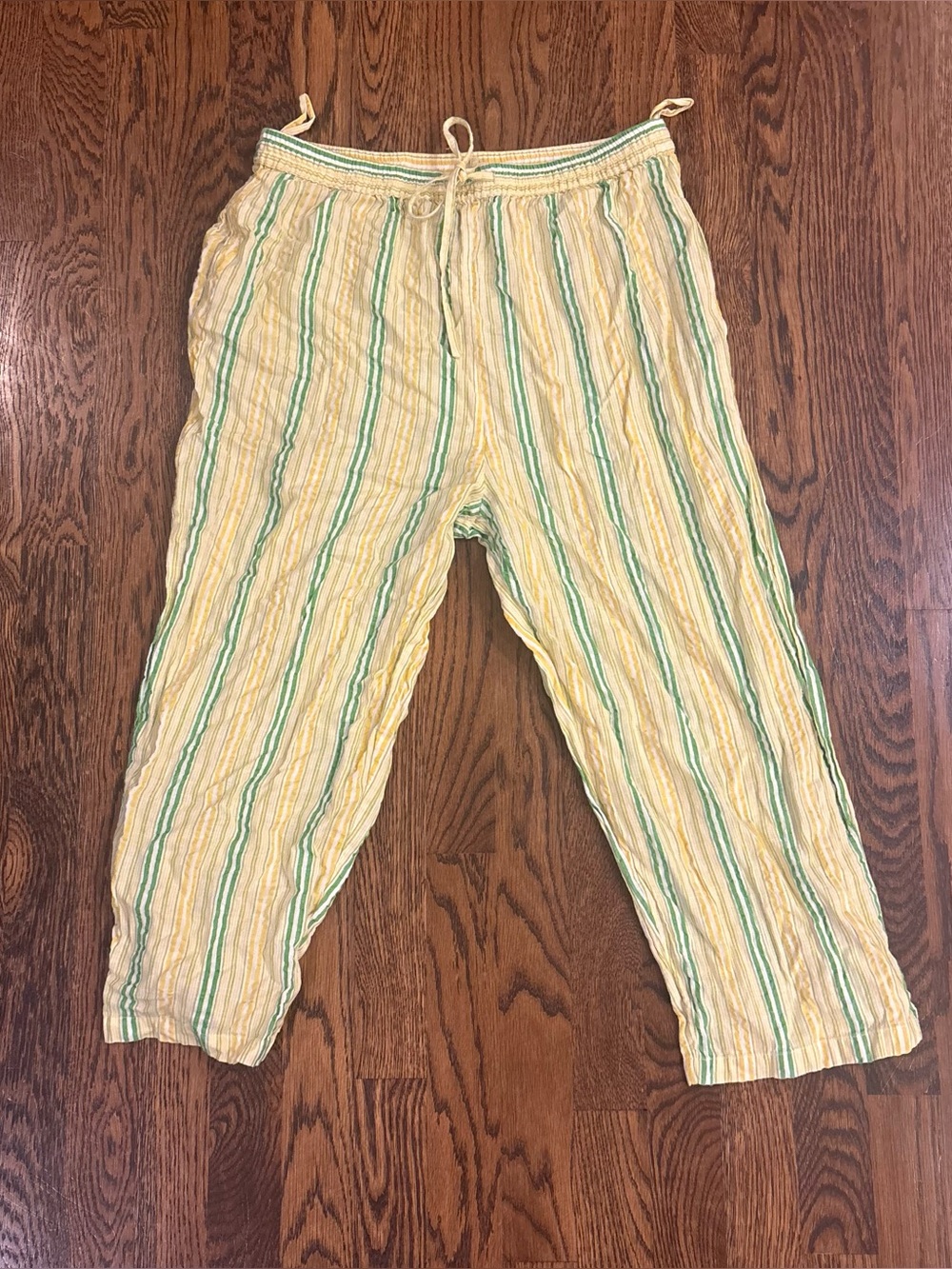 Vintage Y2K Striped Cotton Lounge Pants